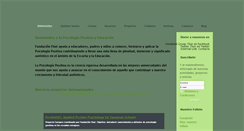 Desktop Screenshot of fundacionfluir.org